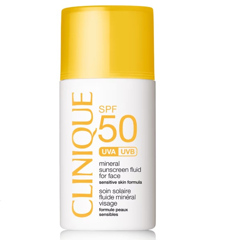 CLINIQUEMINERAL SUNSCREEN- תכשיר הגנה לפנים בעל SPF50 מ"ל 30