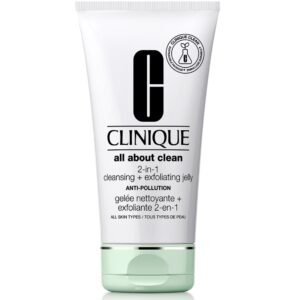 CLINIQUEALL ABOUT CLEAN- תכשיר ניקוי ופילינג במוצר אחד במרקם ג'ל 150 מ"ל.