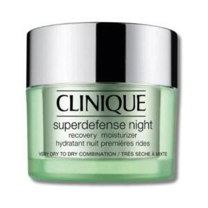 Clinique Superdefense Night Recovery Moisturizer- קרם לילה משקם לעור יבש מאוד עד מעורב 50 מ"ל.