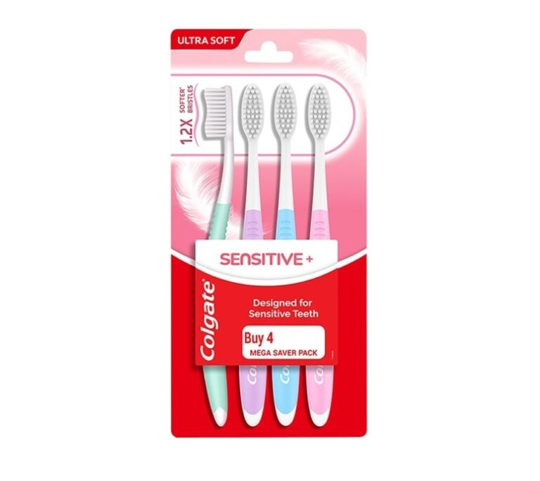 Colgate Sensitive Gentle – קולגייט סנסיטיב, ג’נטל מארז 4 מברשות שיניים.
