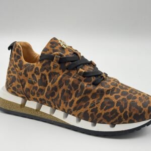 EGA LEOPARD נעלי סניקרס לנשים בהדפס מנומר