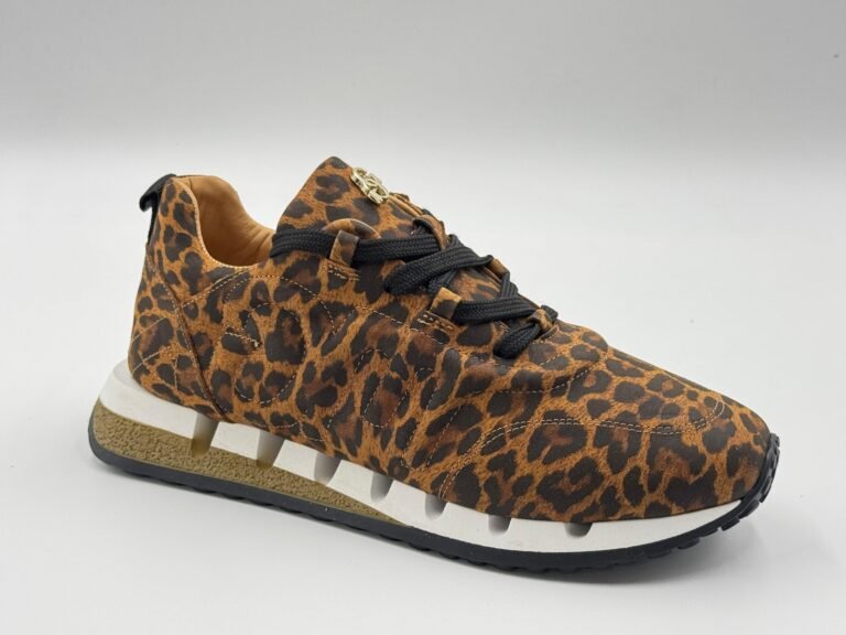 EGA LEOPARD נעלי סניקרס לנשים בהדפס מנומר