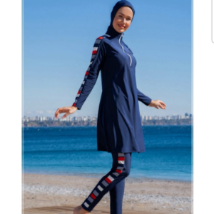 בורקיני צנוע לנשים – דגם ספורט נייבי
