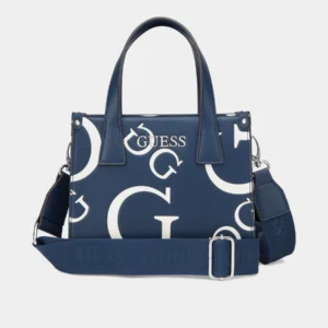 GUESS - תיק יד לנשים -  Women's Guess Navy Forber Mini Tote Handbag