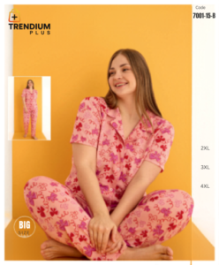 פיג'מות נשים קיץ XXXL