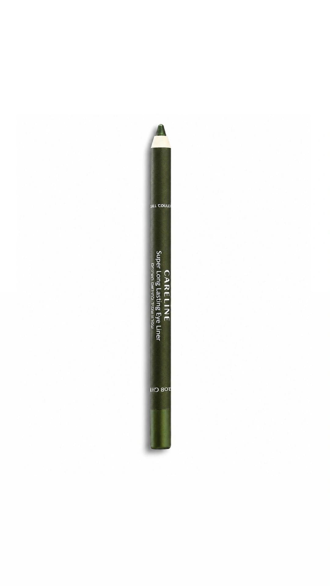 Careline | Long Lasting Eye Liner,108 -קרליין עיפרון עיניים עמיד במרקם קרמי וחידוד מובנה ,גוון 108.