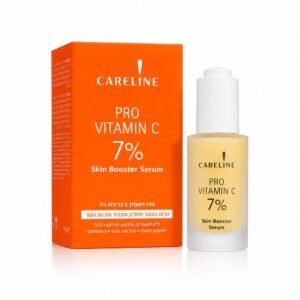 Careline Skin Booster-קרליין פרו-ויטמין C מגן מפני נזקי סביבה וקרינה, מבהיר ומחליק את גוון העור 30 מ"ל.