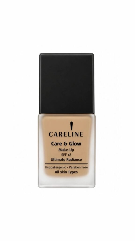 CARELINE Care & Glow Foundation-קרליין מייק אפ קאר אנד גלאו, גוון 111.