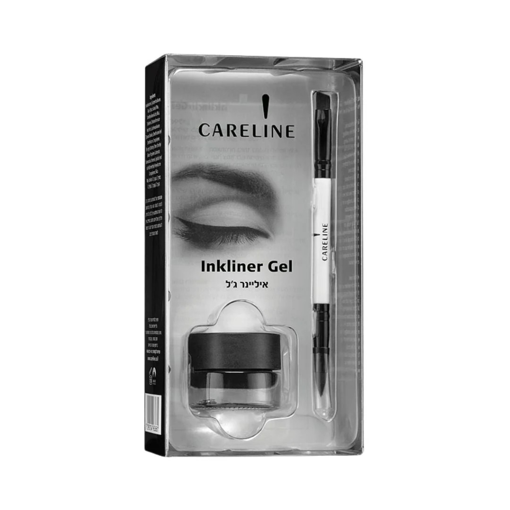 Careline | Inkliner Gel-קרליין אייליינר ג'ל מקצועי למבט עמוק ושרטוט מדויק,4 מ"ל.
