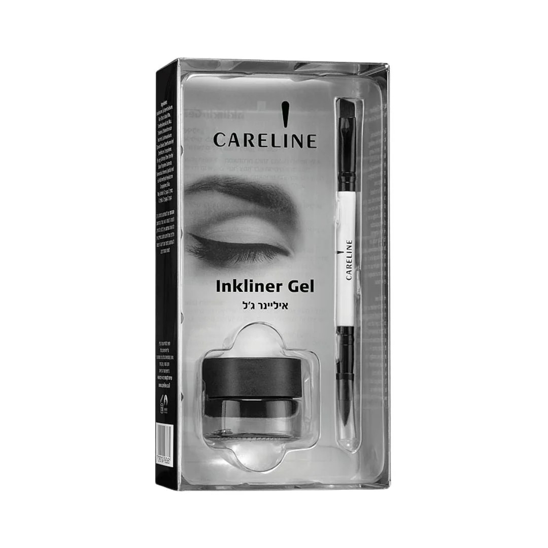 Careline | Inkliner Gel-קרליין אייליינר ג'ל מקצועי למבט עמוק ושרטוט מדויק,4 מ"ל.