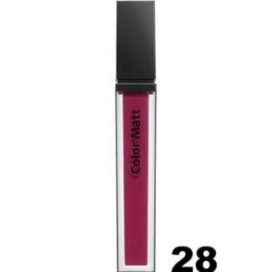 Careline | Color Matte Lipstick,28-קרליין שפתון מאט במרקם קטיפתי למראה דומיננטי,28.