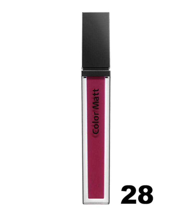Careline | Color Matte Lipstick,28-קרליין שפתון מאט במרקם קטיפתי למראה דומיננטי,28.