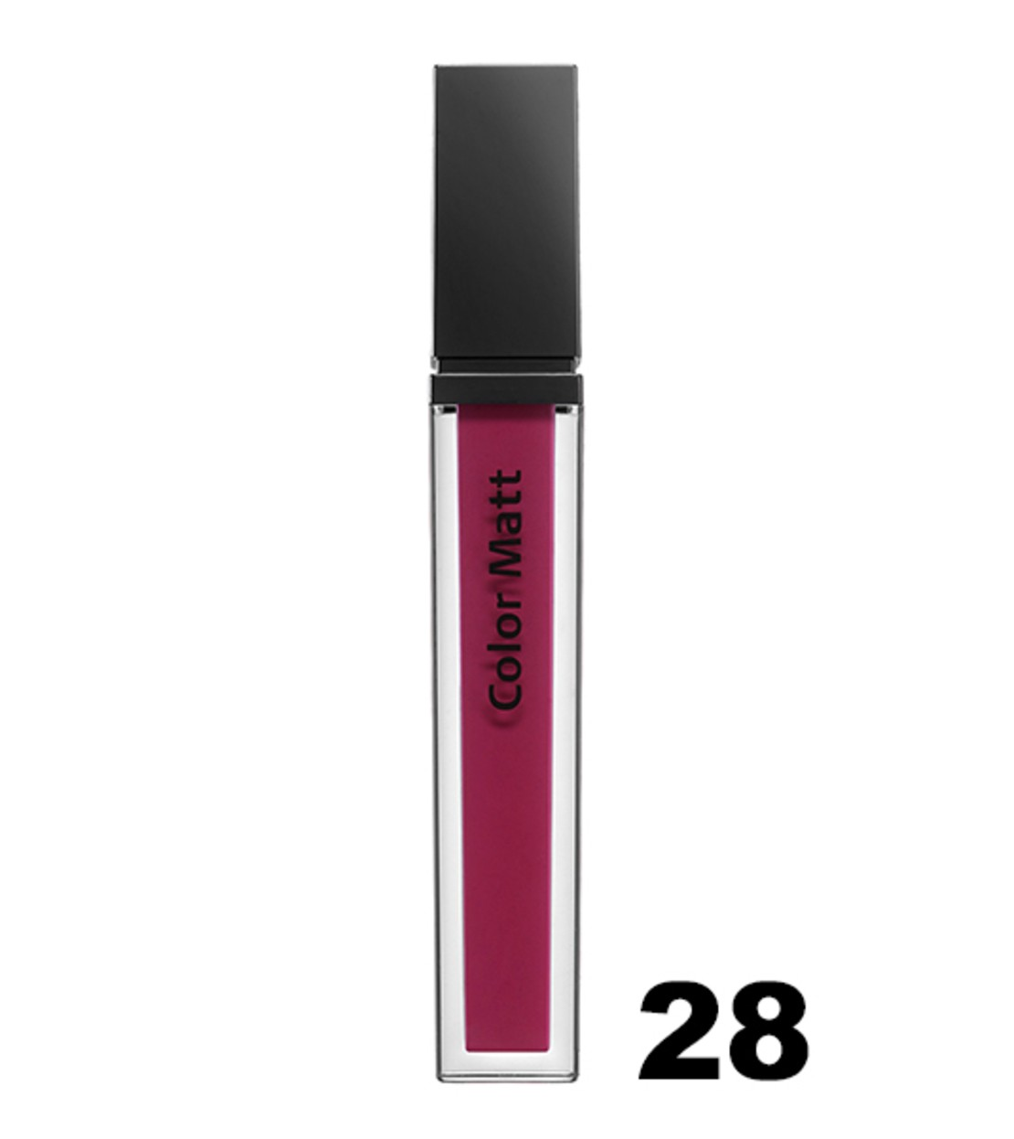 Careline | Color Matte Lipstick,28-קרליין שפתון מאט במרקם קטיפתי למראה דומיננטי,28.