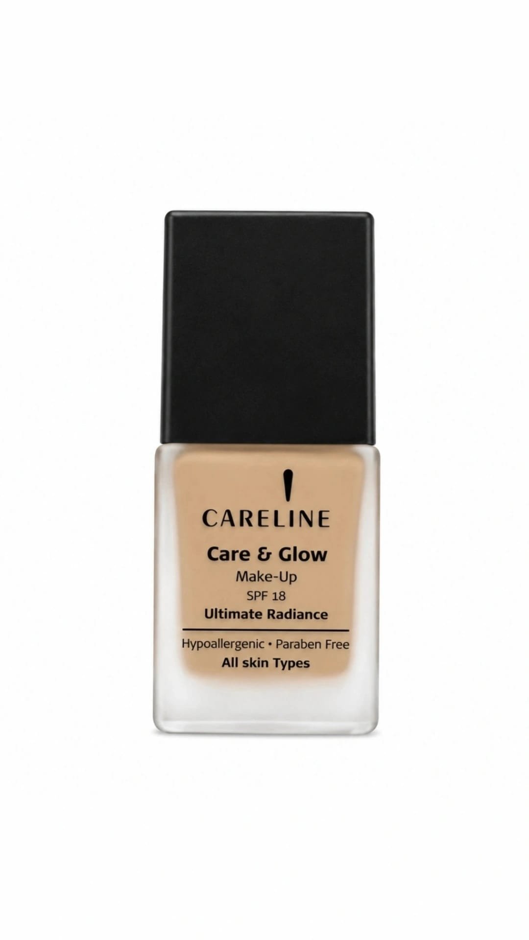 CARELINE Care & Glow Foundation-קרליין מייק אפ קאר אנד גלאו, גוון 112.