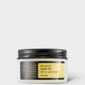 Cosrx Advanced Snail 92 All in One Cream,100 g-קוסרקס קרם חלזונות מתקדם 92, הכל באחד,100 גרם.