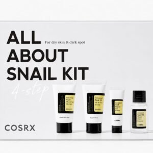 ALL ABOUT SNAIL KIT 4-step-ערכת טיפוח מקיפה עם מוצין חלזונות 4 שלבים.