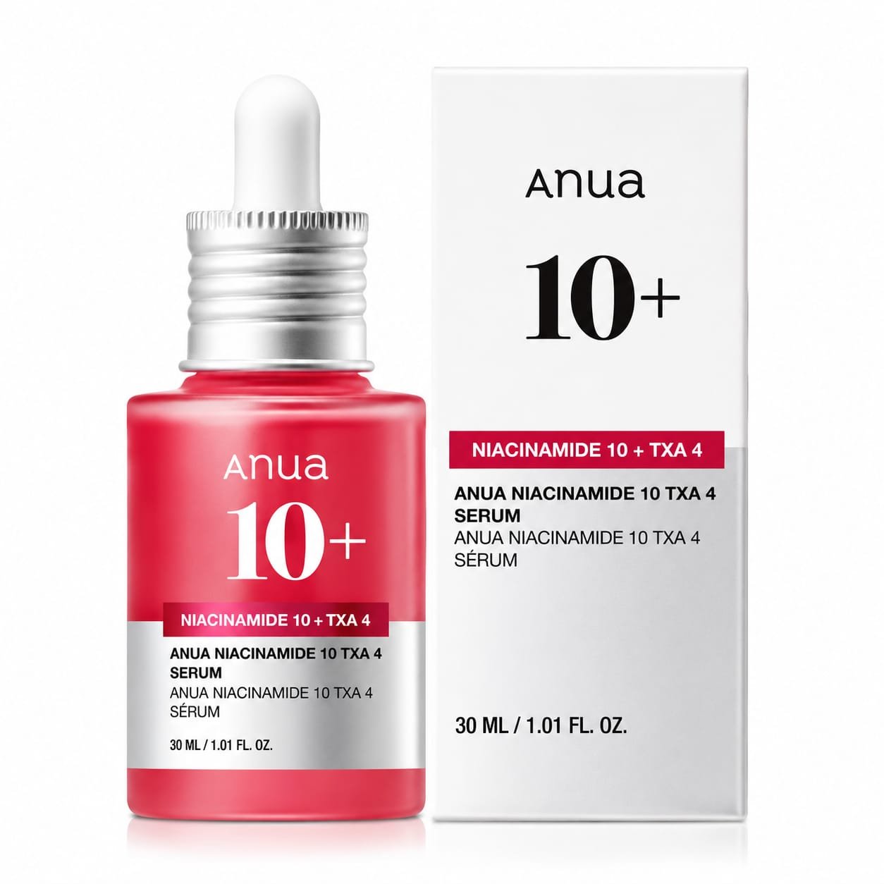 Anua Niacinamide 10% + TXA 4% Serum 30ml-אנואה סרום ניאצינאמיד 10% + חומצה טרנקסמית 4%  (TXA)  30 מ"ל.