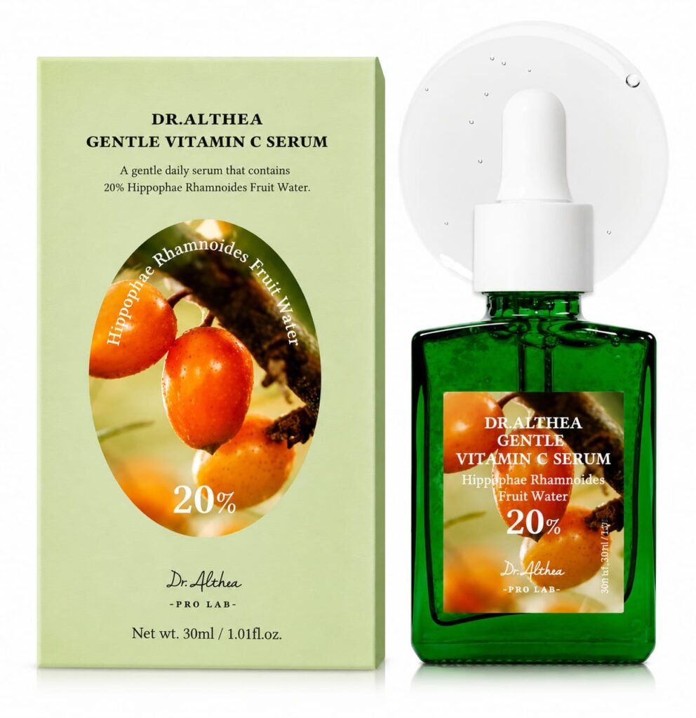 Dr. Althea Gentle Vitamin C Serum 20%- ד"ר אלתיאה סרום ויטמין C עדין 20% להבהרת העור.