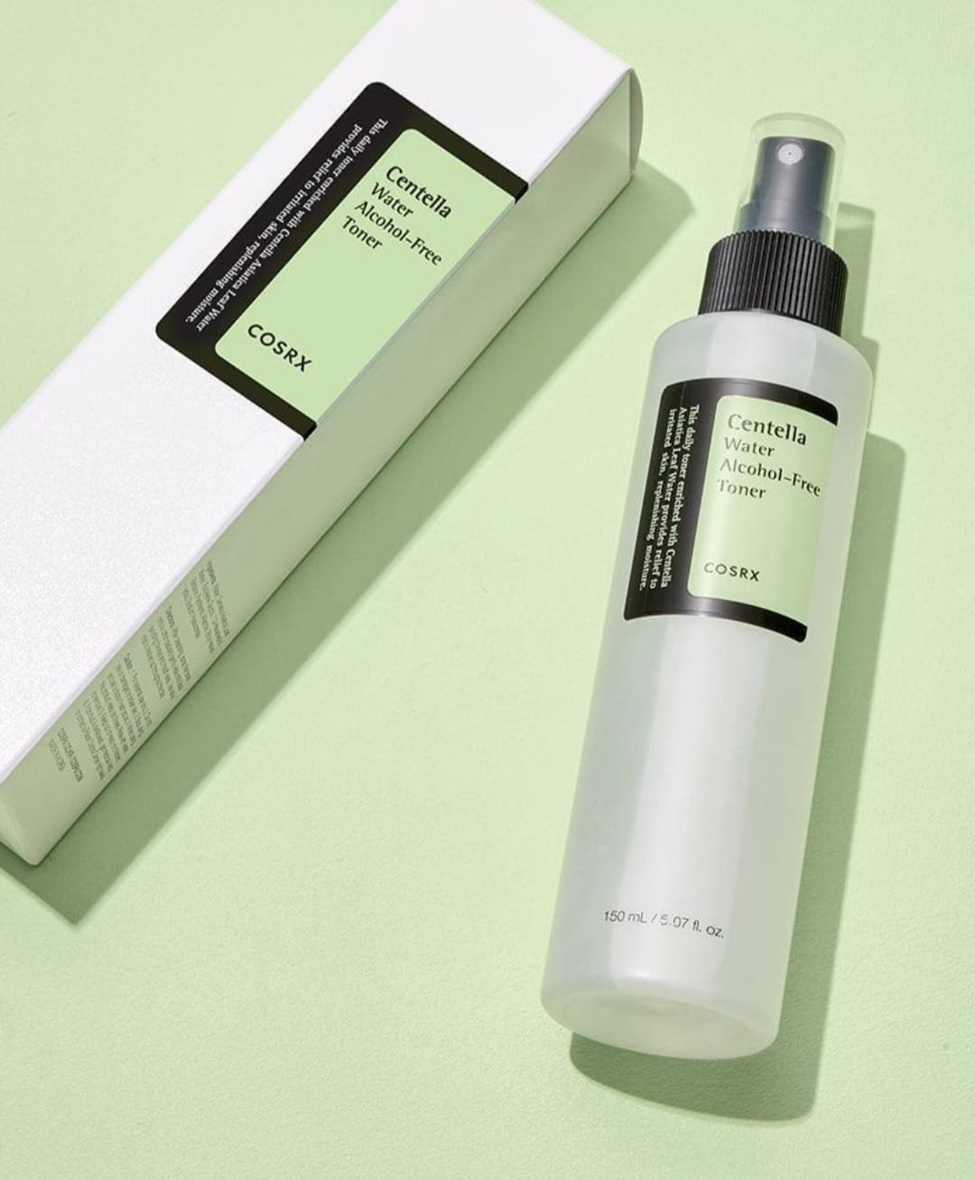 Cosrx entella Water Alcohol-Free Toner-קוסרקס תרסיס טונר מעושר בסינטלה ללא אלכוהול 150 מ"ל.