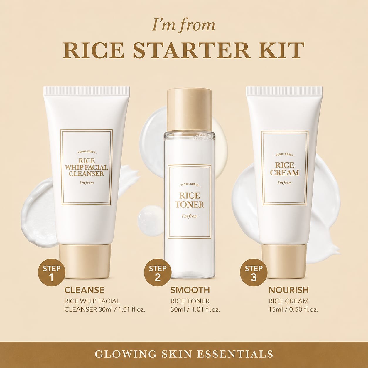 I'm From Rice Starter Kit set-ערכת התחלה מסדרת האורז של איים פרום .