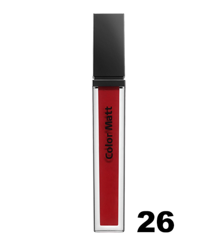 Careline | Color Matte Lipstick-קרליין שפתון מאט במרקם קטיפתי למראה דומיננטי,26.