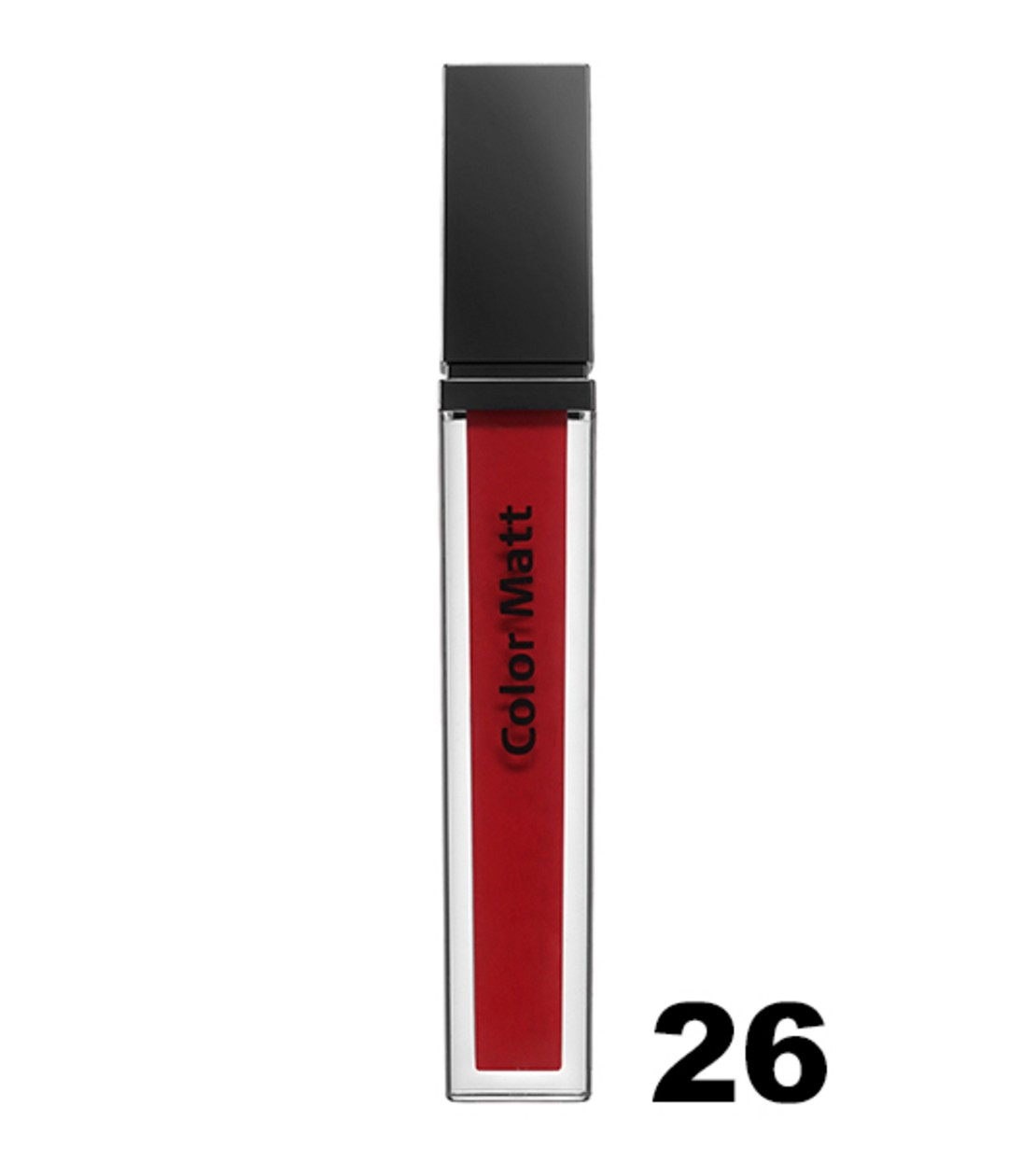 Careline | Color Matte Lipstick-קרליין שפתון מאט במרקם קטיפתי למראה דומיננטי,26.