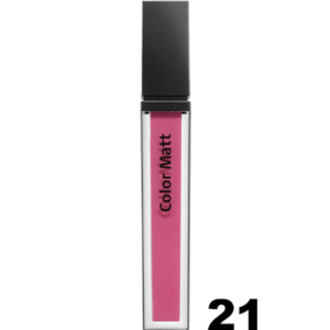 Careline | Color Matte Lipstick,21-קרליין שפתון מאט במרקם קטיפתי למראה דומיננטי,21.