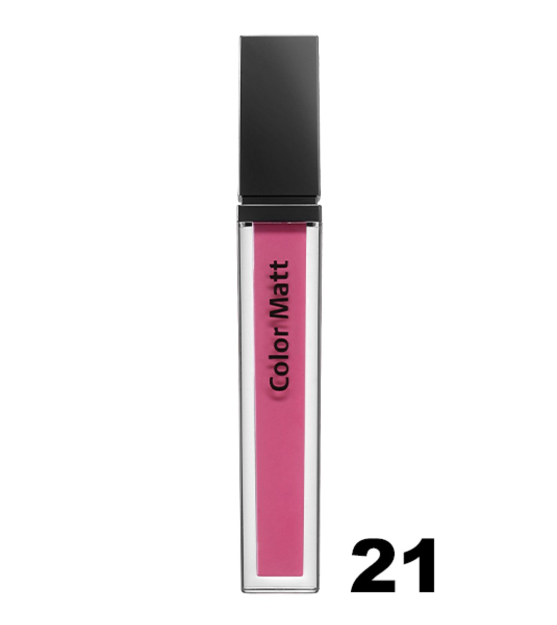 Careline | Color Matte Lipstick,21-קרליין שפתון מאט במרקם קטיפתי למראה דומיננטי,21.