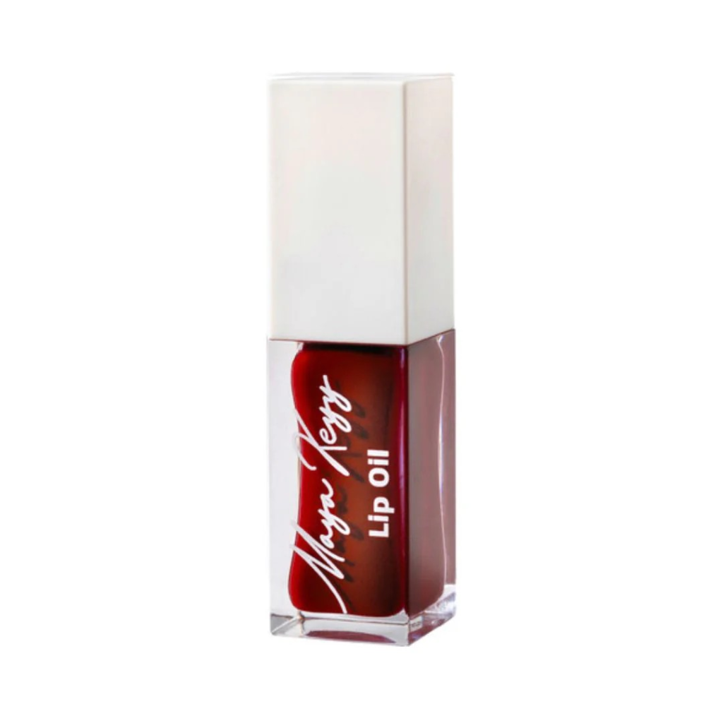 Careline | Maya Kayy Lip Oil MERLOT-קרליין שמן טיפוח לשפתיים בגוון Merlot, מראה מסדרת מאיה קיי.