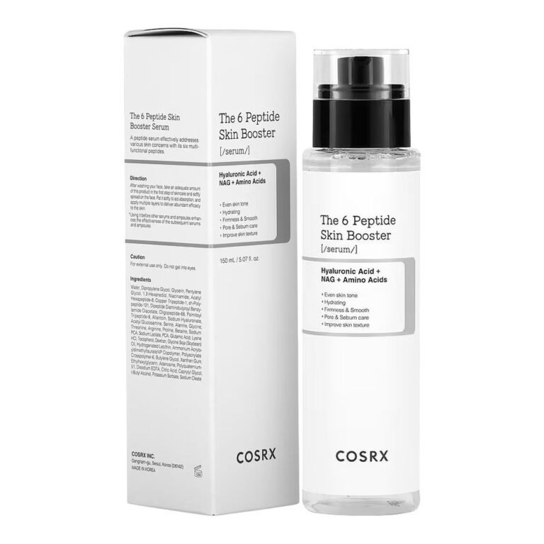 COSRX The 6 Peptide Skin Booster Serum – קוסרקס סרום בוסטר פפטידים לעור עם 6 פפטידים, 150 מ"ל.