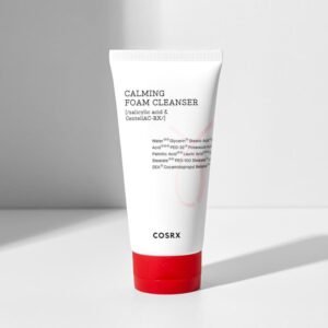 Cosrx AC Collection Calming Foam Cleanser- קוסרקס קולקציית איי.סי קצף ניקוי מרגיע חומצה סליצילית וסנטלה 150 מ"ל.