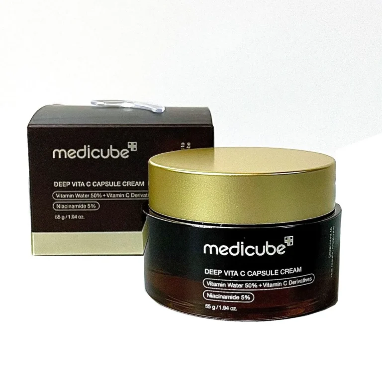 medicube Deep Vita C Capsule Cream-מדיקיוב קרם קפסולות ויטמין C עמוק 55 גרם.