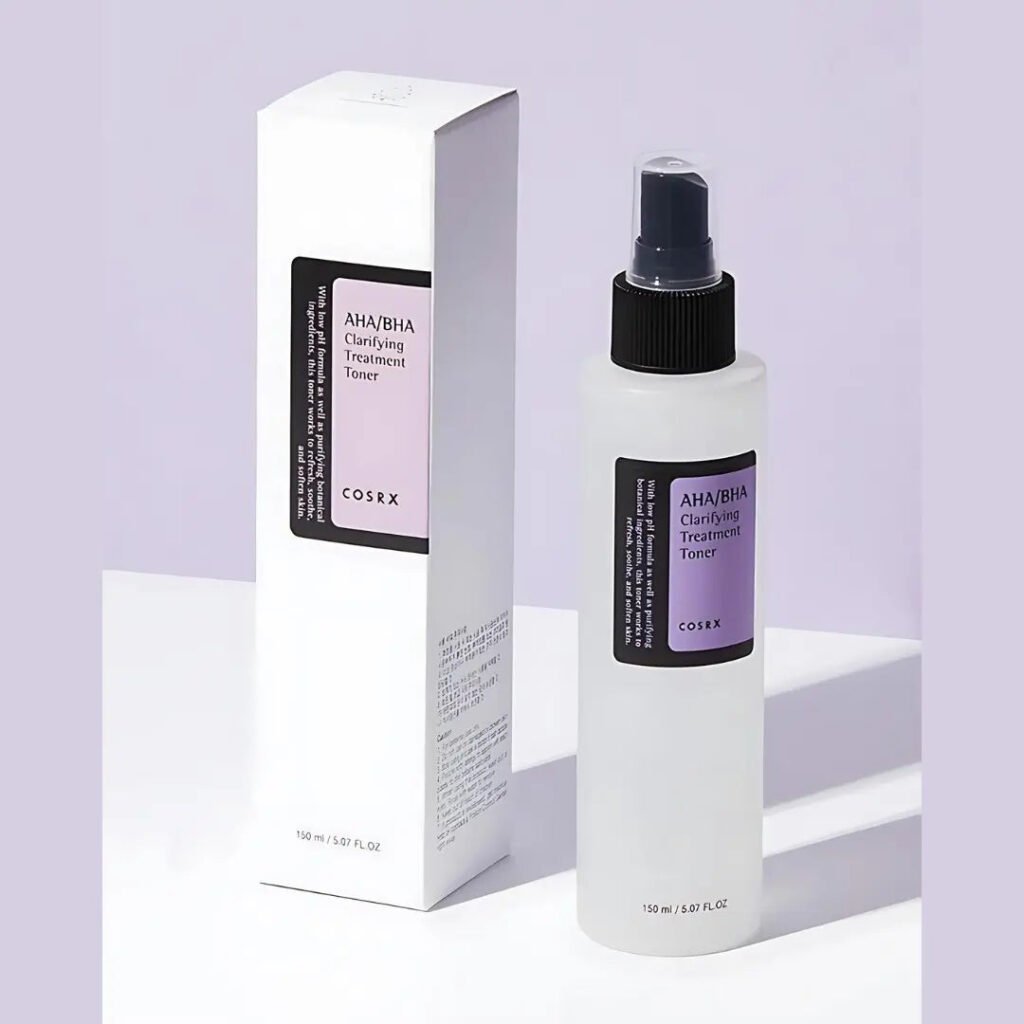 Cosrx AHA/BHA Clarifying Treatment Toner -קוסרקס טונר טיפולי מבהיר עם AHA/BHA .