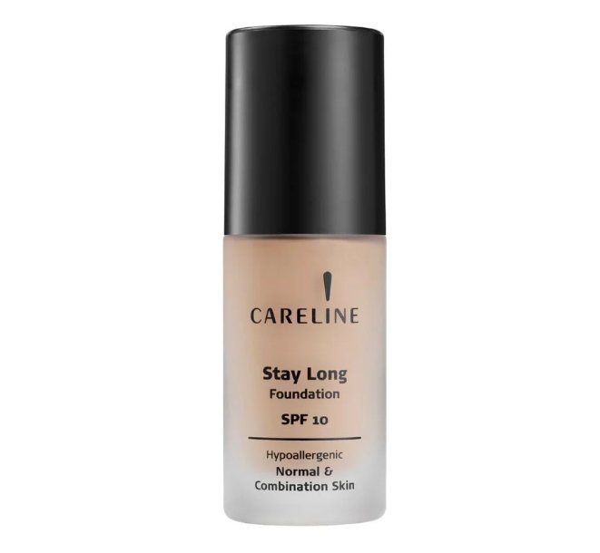 Careline | Stay Long Foundation,604-קרליין מייקאפ עמיד במרקם נוח לכיסוי אחיד ומראה רענן לאורך זמן,604.