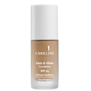 Careline | Care & Glow Foundation,112-קרליין מייק-אפ מטפח לגימור זוהר ומראה עור קורן,גוון 112.