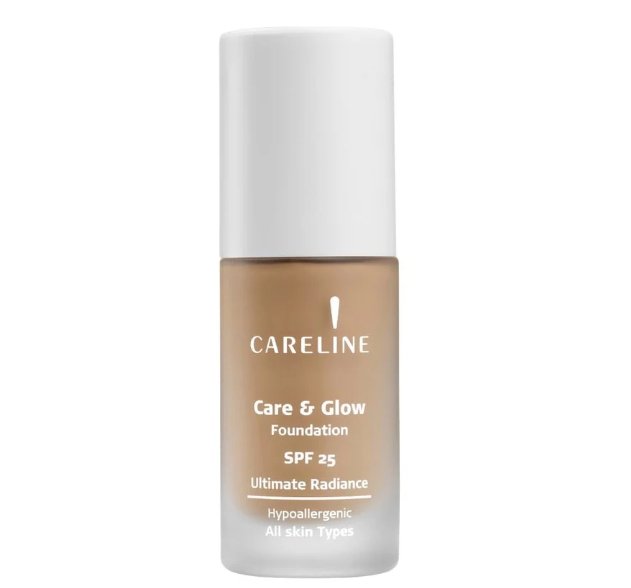 Careline | Care & Glow Foundation,111-קרליין מייק-אפ מטפח לגימור זוהר ומראה עור קורן,גוון111.