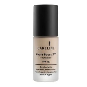 Careline |  Hydra Boost Foundation,400-קרליין מייק-אפ לחות למראה עור אחיד, רענן  וקורן גוון 400.