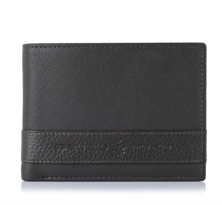 POLO Beverly Hills | -פולו ארנק גבר יוקרתי, צבע חום.