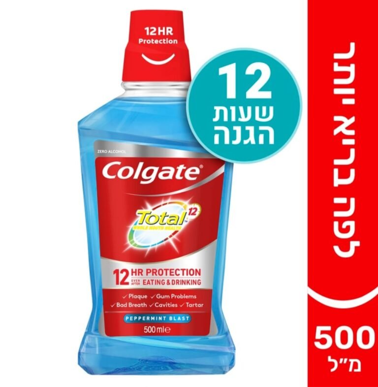 Colgate-קולגייט מי פה טוטאל כחול 12 שעות הגנה.