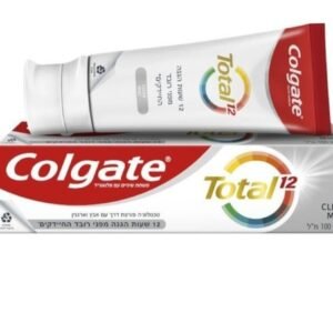 Colgate Total 12H Toothpaste 100 ml- קולגייט טוטאל משחת שיניים טוטאל קלין מינט 100 מ"ל.