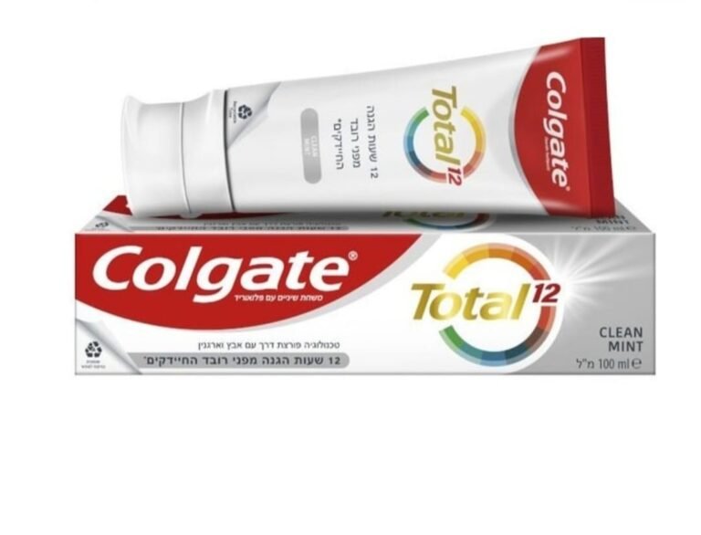 Colgate Total 12H Toothpaste 100 ml- קולגייט טוטאל משחת שיניים טוטאל קלין מינט 100 מ"ל.