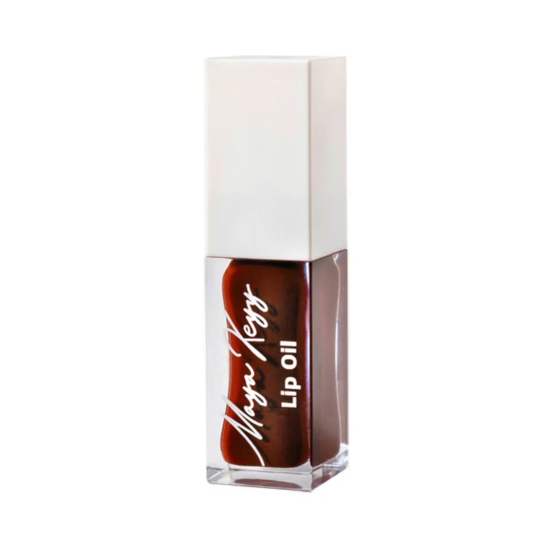 Careline | Maya Kayy Lip Oil Chocolate -קרליין שמן טיפוח לשפתיים למראה מלא וברק דמוי בגוון שוקולד,מראה מסדרת מאיה קיי.