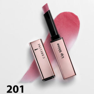 Careline | Lip Shine Lipstick,201-קרליין שפתון לחות בגימור ברק טבעי למראה רך ומואר,201.