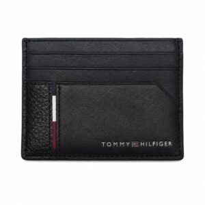 Tommy Hilfiger-טומי מחזיק כרטיסים שחור.