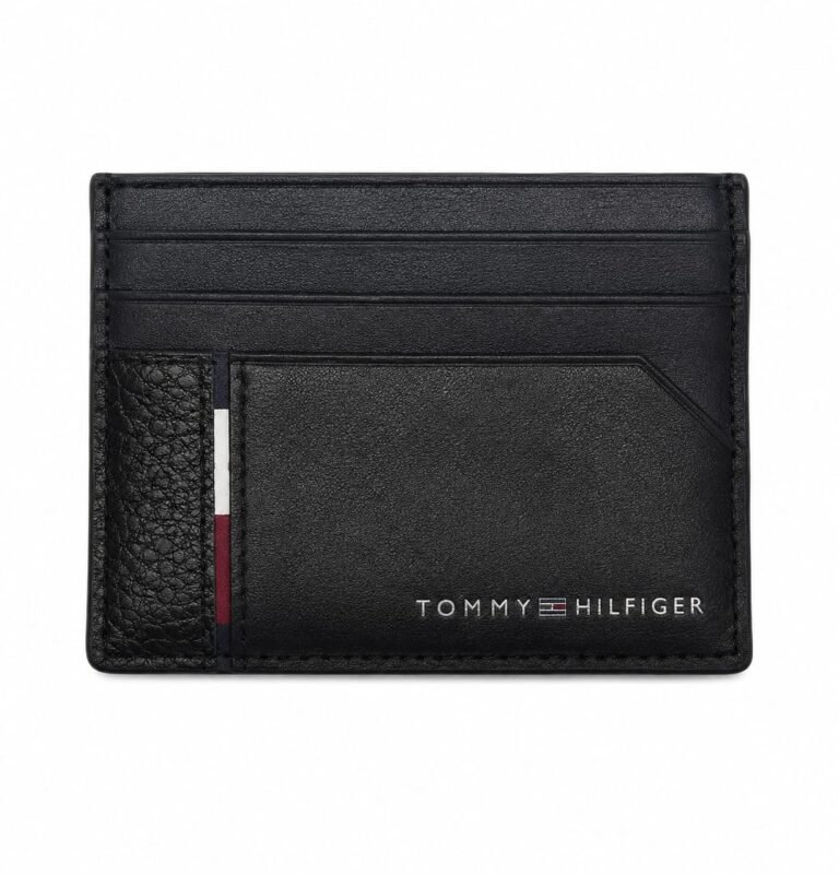 Tommy Hilfiger-טומי מחזיק כרטיסים שחור.