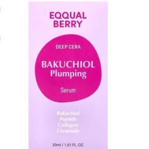 EQQUALBERRY Bakuchiol Plumping Serum-איקוול ברי סרום מילוי בקוצ'יול למיצוק העור 30 מ"ל.