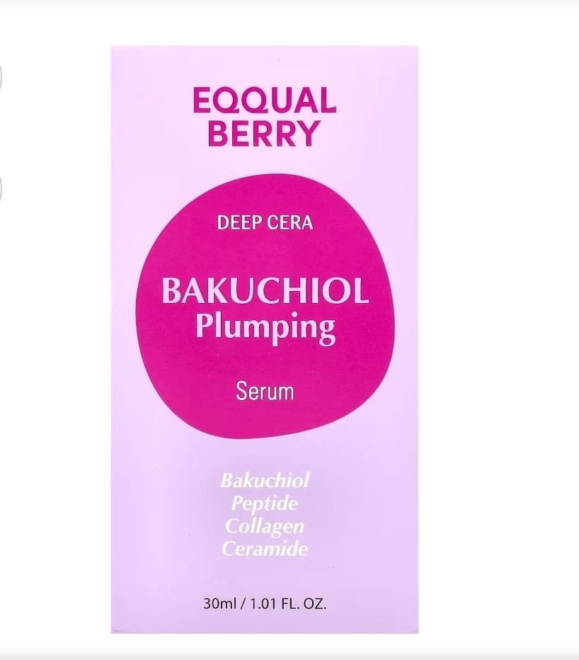 EQQUALBERRY Bakuchiol Plumping Serum-איקוול ברי סרום מילוי בקוצ'יול למיצוק העור 30 מ"ל.