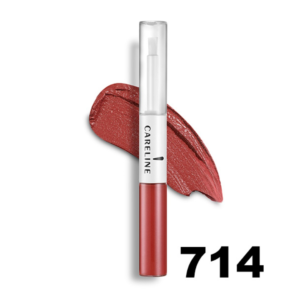 Careline | Everlast Gloss,714-שפתון עמיד דו-שלבי לצבע עוצמתי וברק קריסטלי 714.