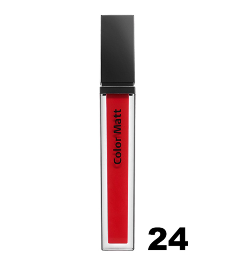 Careline | Color Matte Lipstick,24-קרליין שפתון מאט במרקם קטיפתי למראה דומיננטי,24.