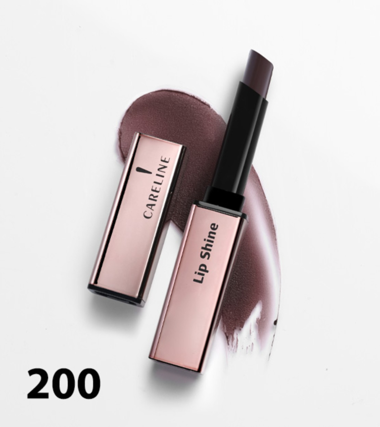 Careline | Lip Shine Lipstick,200-קרליין שפתון לחות בגימור ברק טבעי למראה רך ומואר,200.